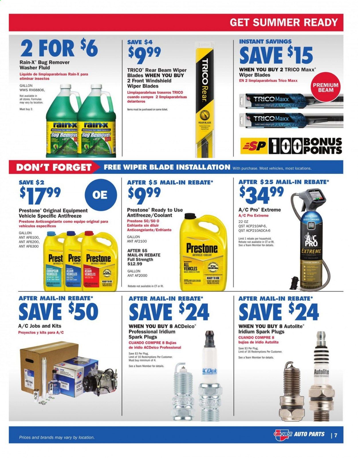 Car Quest Weekly Ad & Flyer May 28 to June 1