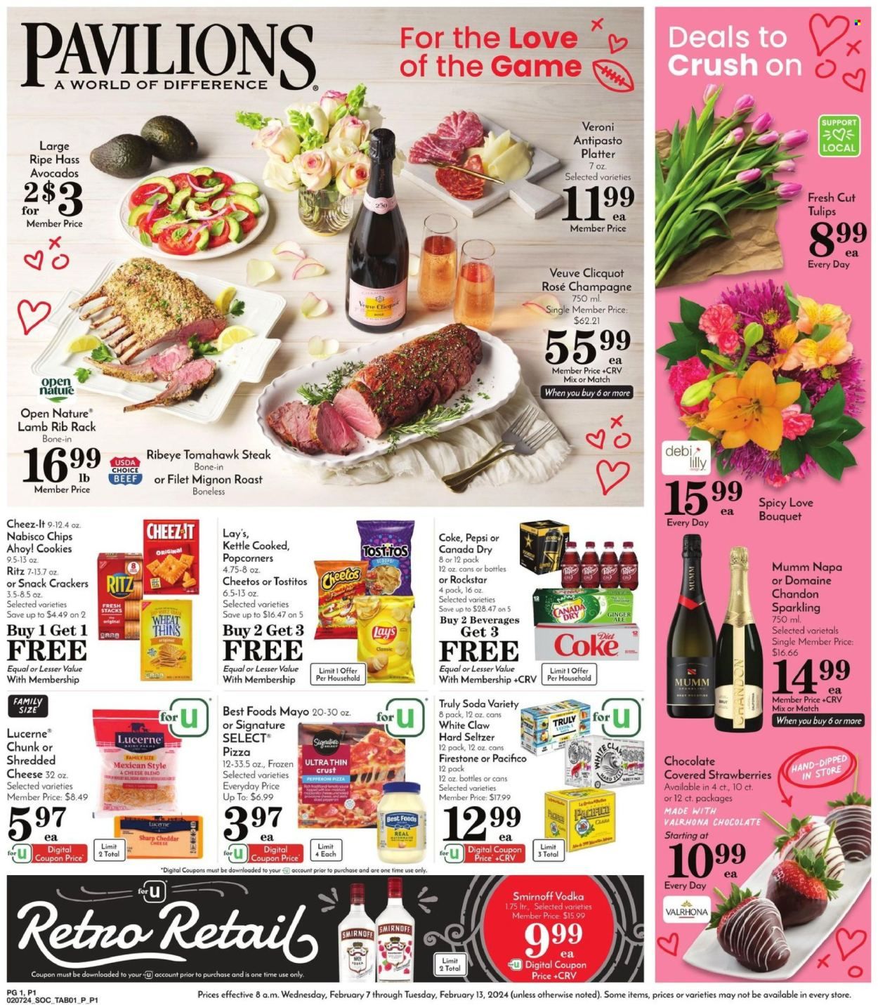 Pavilions (CA) Weekly Ad Flyer Specials February 7 to February 13, 2024