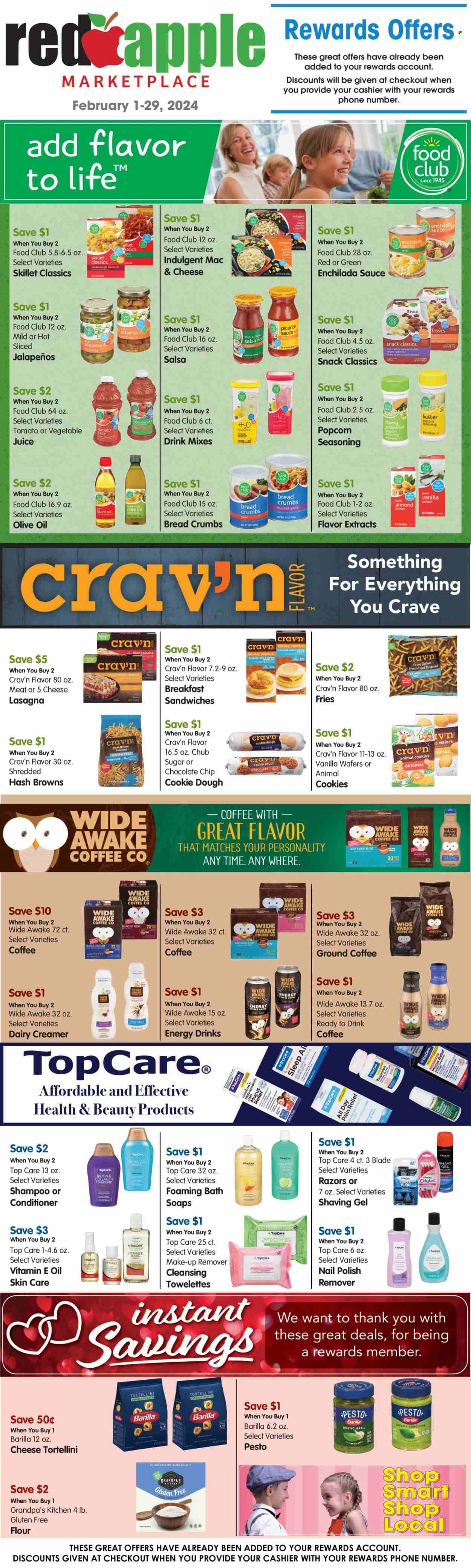 Red Apple Marketplace (OR) Weekly Ad Flyer Specials February 1 to February 29, 2024