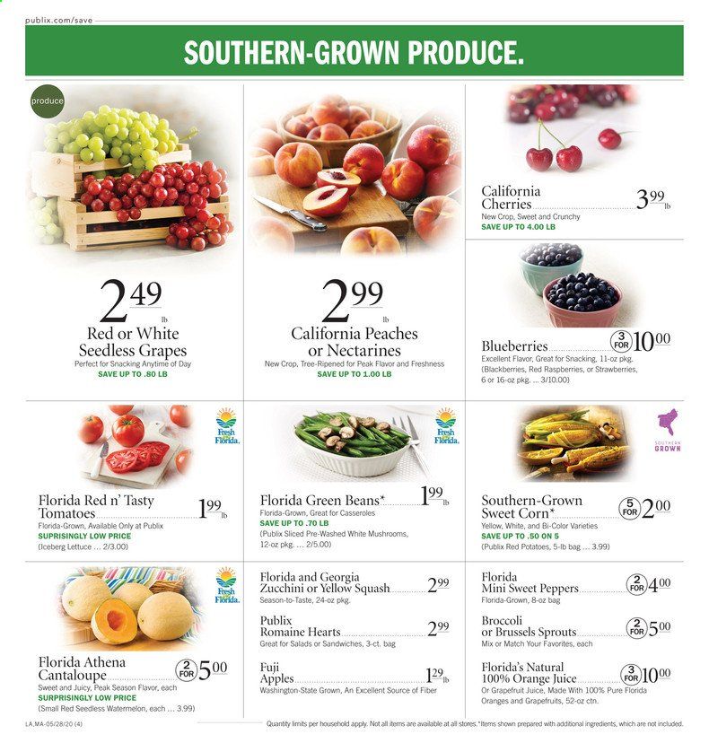 Publix Weekly Ad & Flyer May 28 to June 3