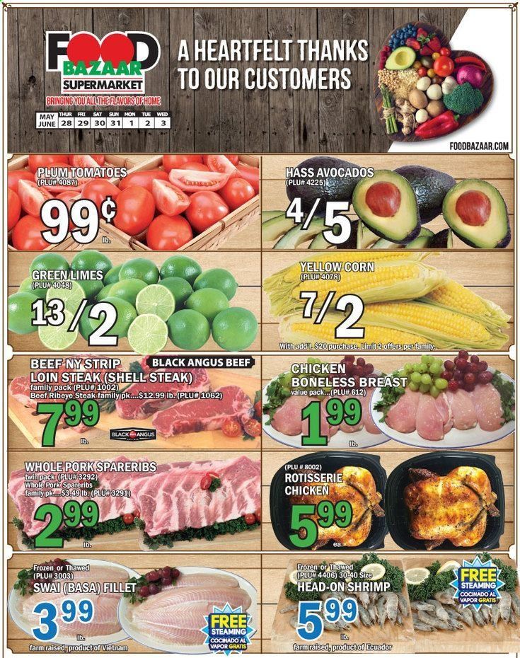Food Bazaar Weekly Ad & Flyer May 28 to June 3