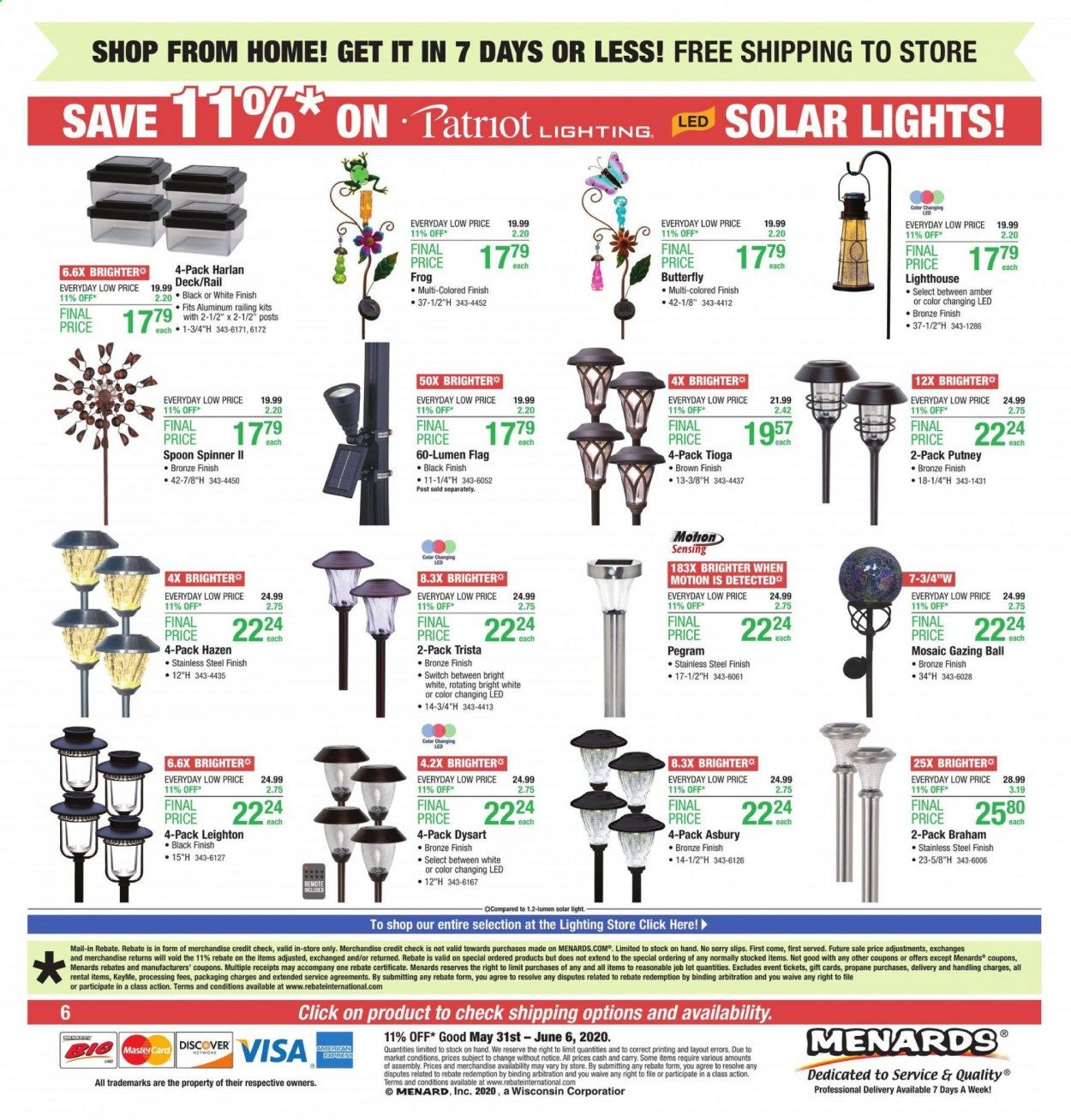 Menards Weekly Ad & Flyer May 31 to June 6