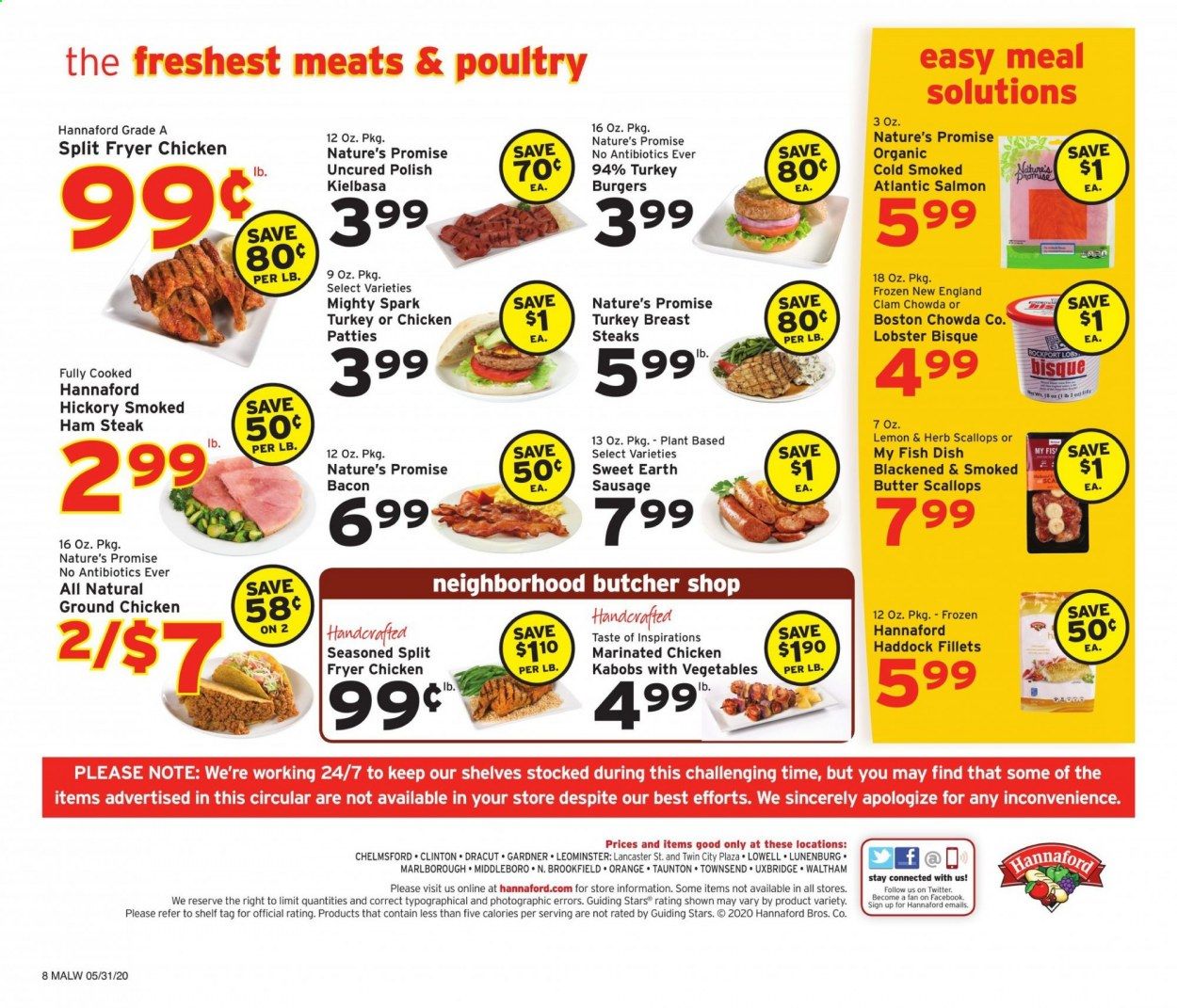 Hannaford Weekly Ad & Flyer May 31 to June 6