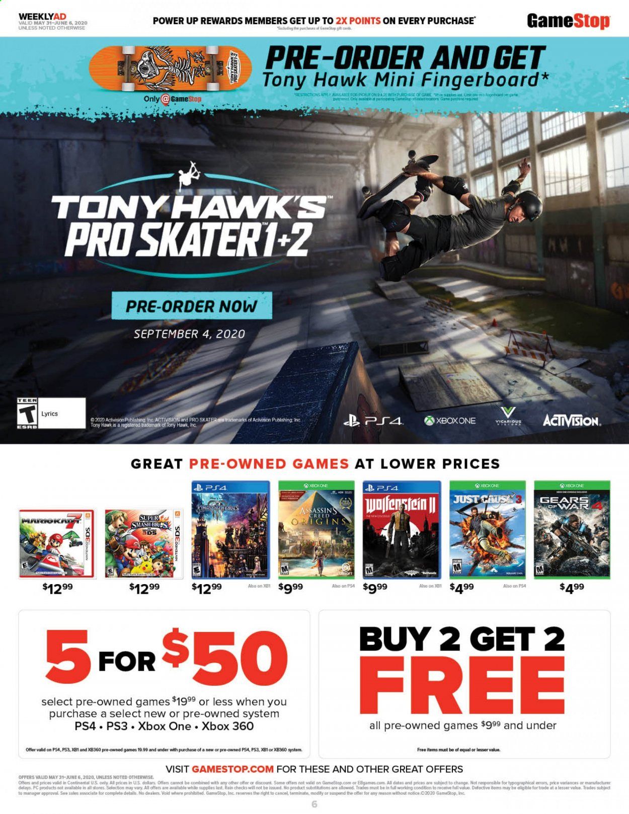 GameStop Weekly Ad & Flyer May 31 to June 6