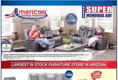 American Furniture Warehouse Weekly Ad & Flyer May 31 to June 6