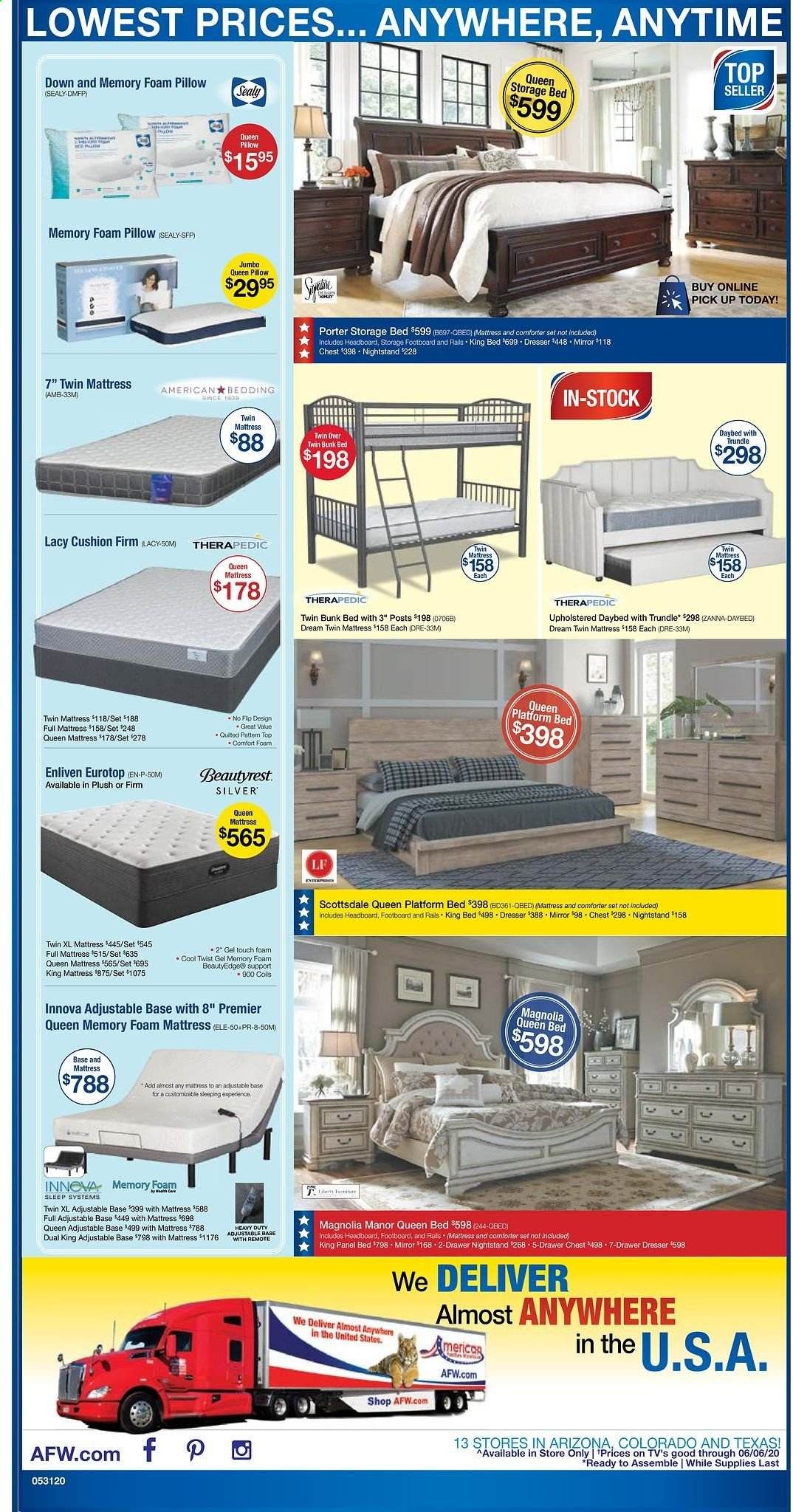 American Furniture Warehouse Weekly Ad & Flyer May 31 to June 6