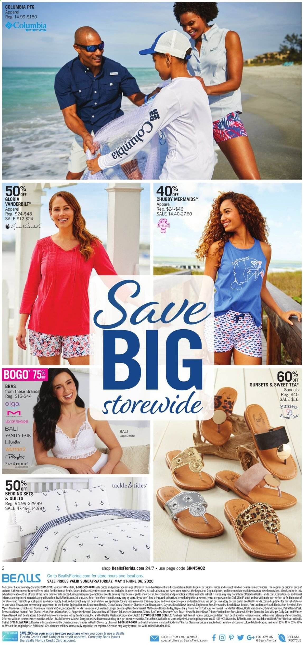 Bealls Florida Weekly Ad & Flyer May 31 to June 6