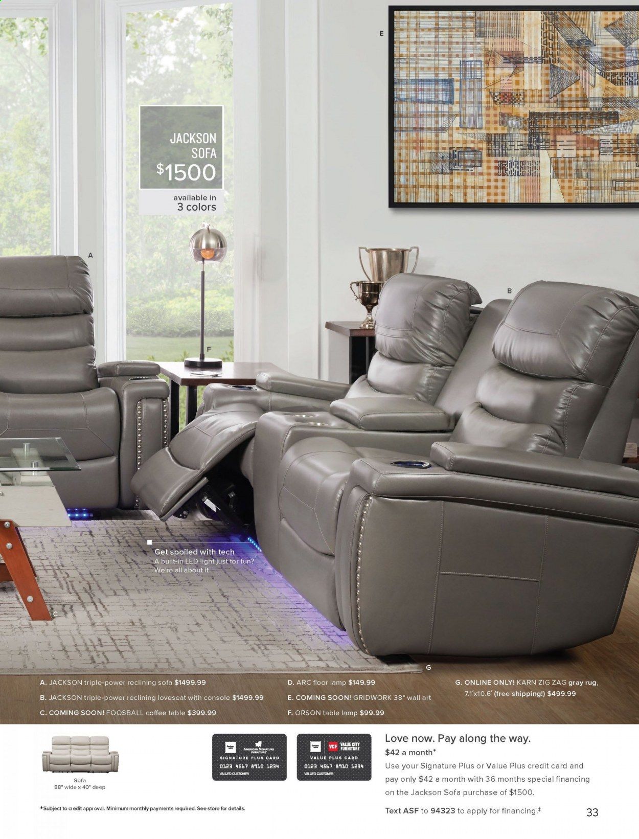 American Signature Furniture Weekly Ad & Flyer June 1 to 15