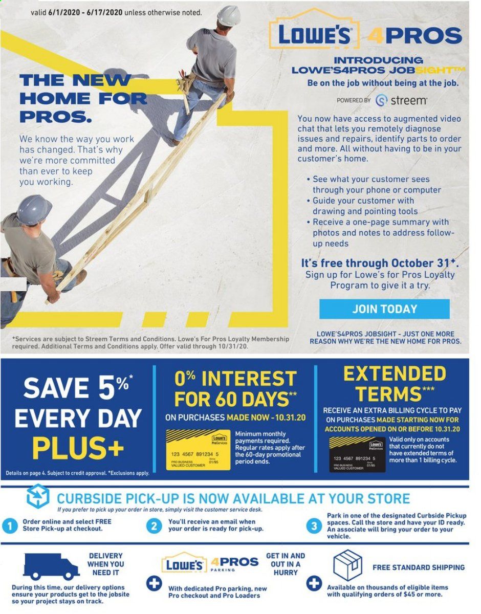 Lowe's Weekly Ad & Flyer June 1 to 17