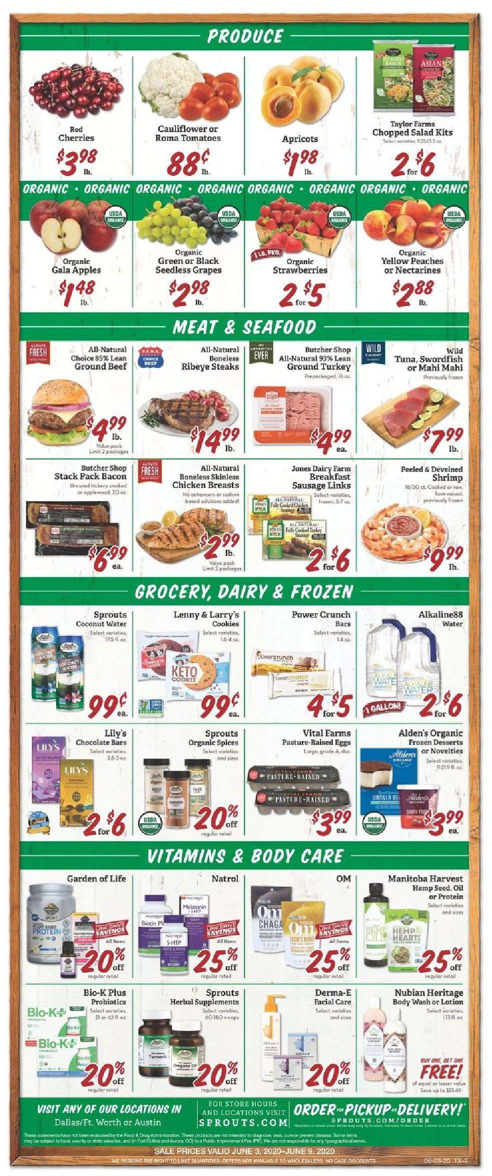 Sprouts Weekly Ad & Flyer June 3 to 9