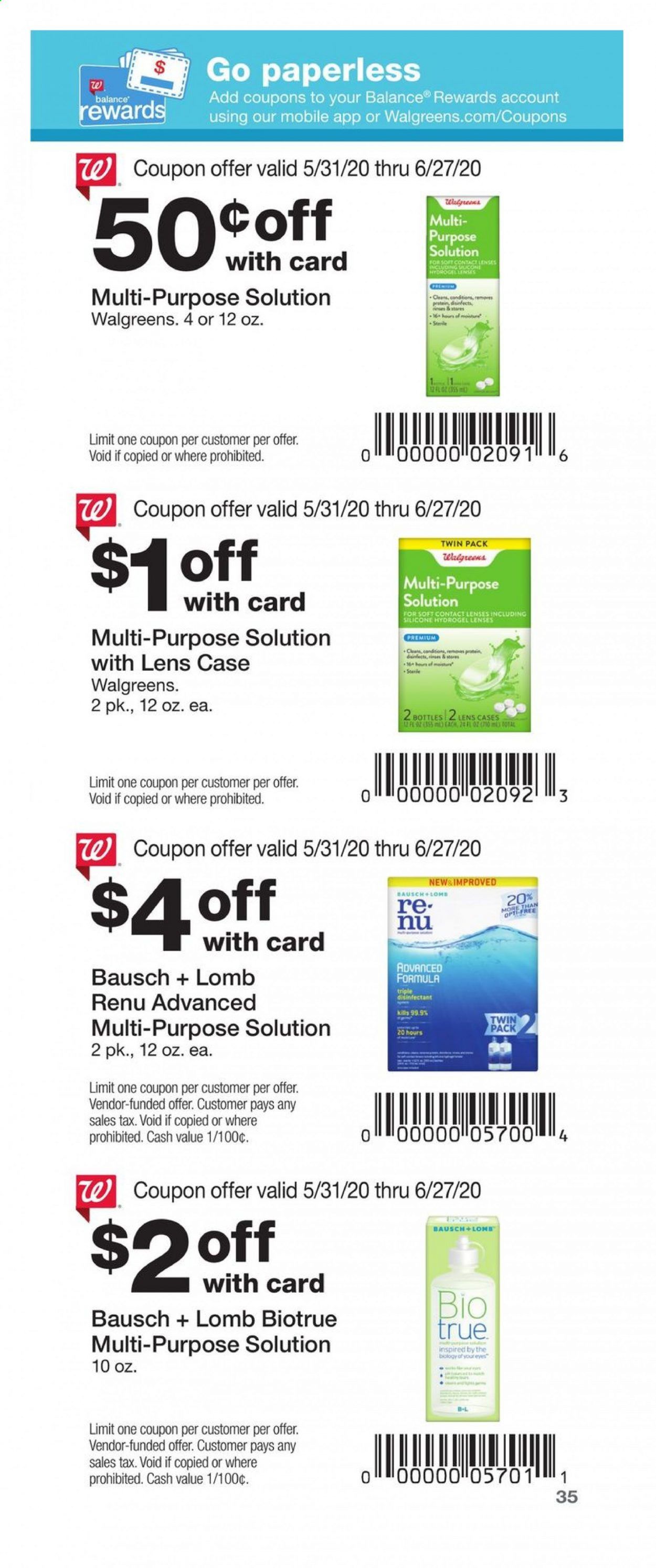 Walgreens Weekly Ad & Flyer May 31 to June 27
