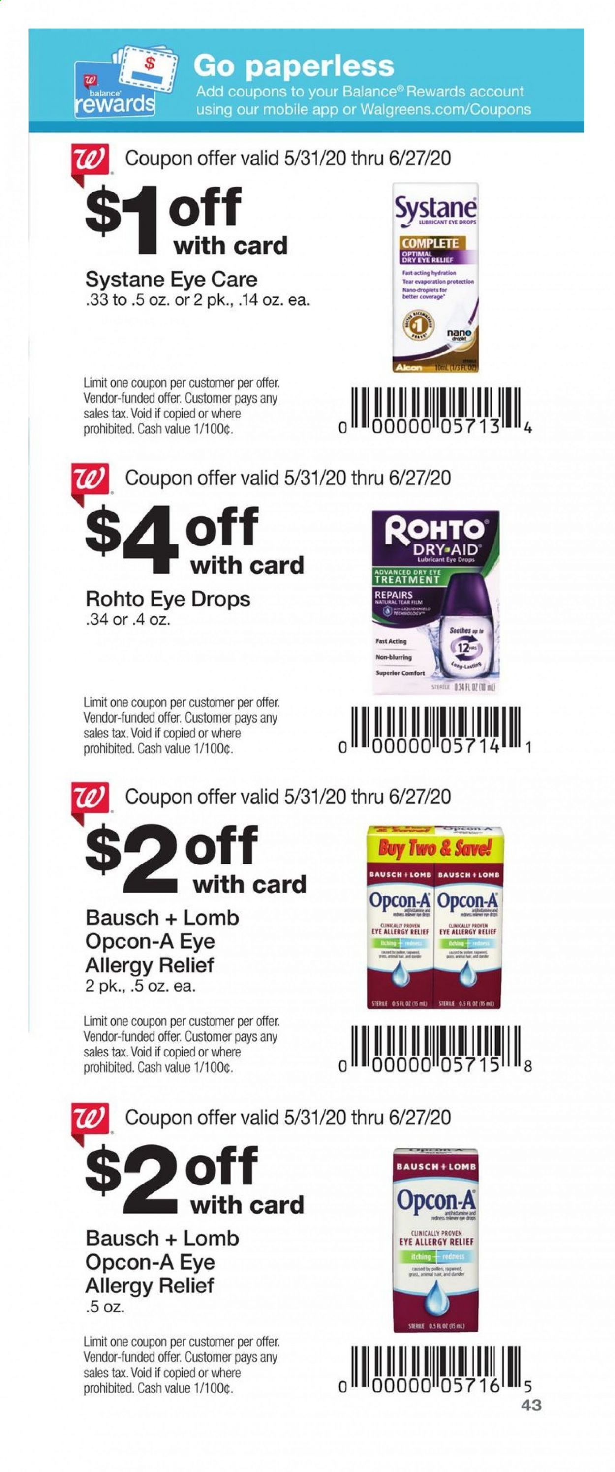 Walgreens Weekly Ad & Flyer May 31 to June 27