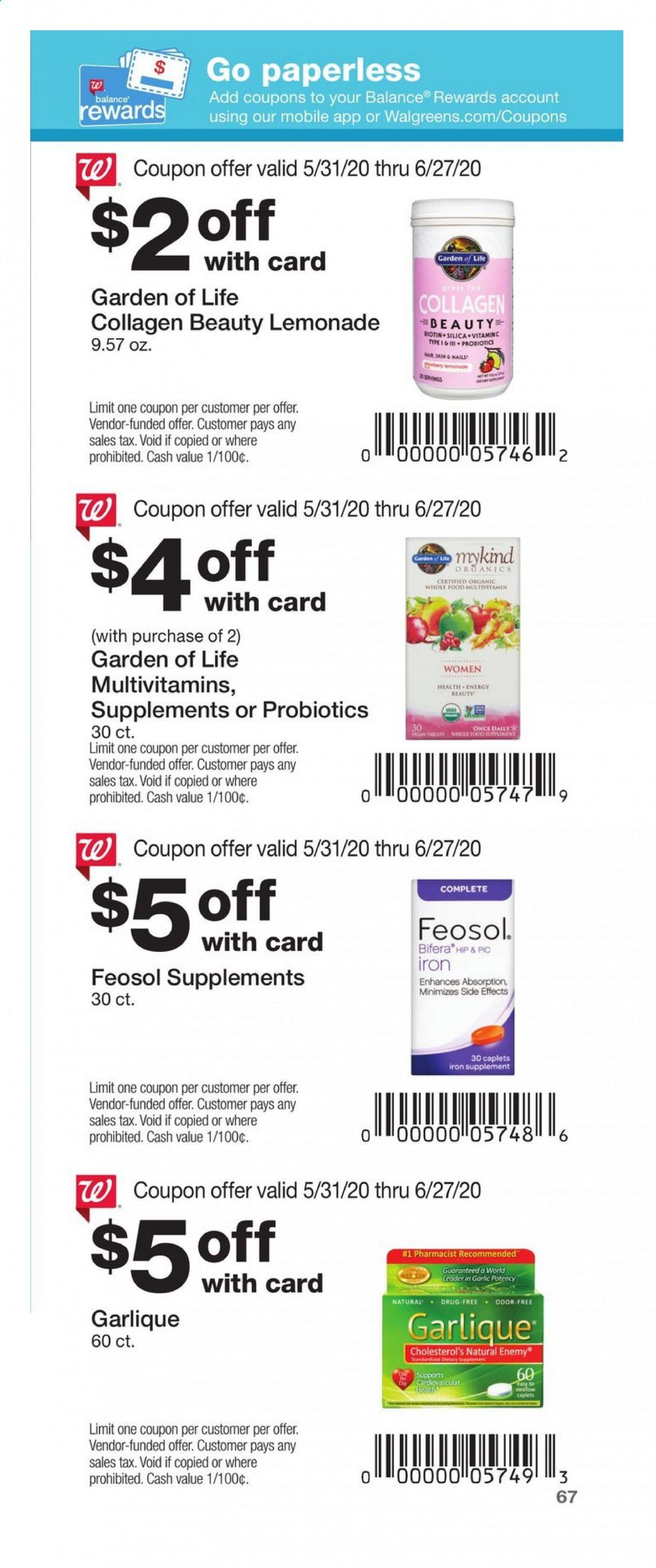 Walgreens Weekly Ad & Flyer May 31 to June 27