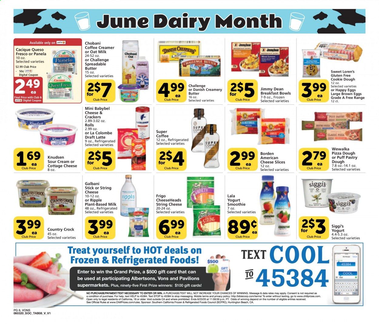 Vons Weekly Ad & Flyer June 3 to 9