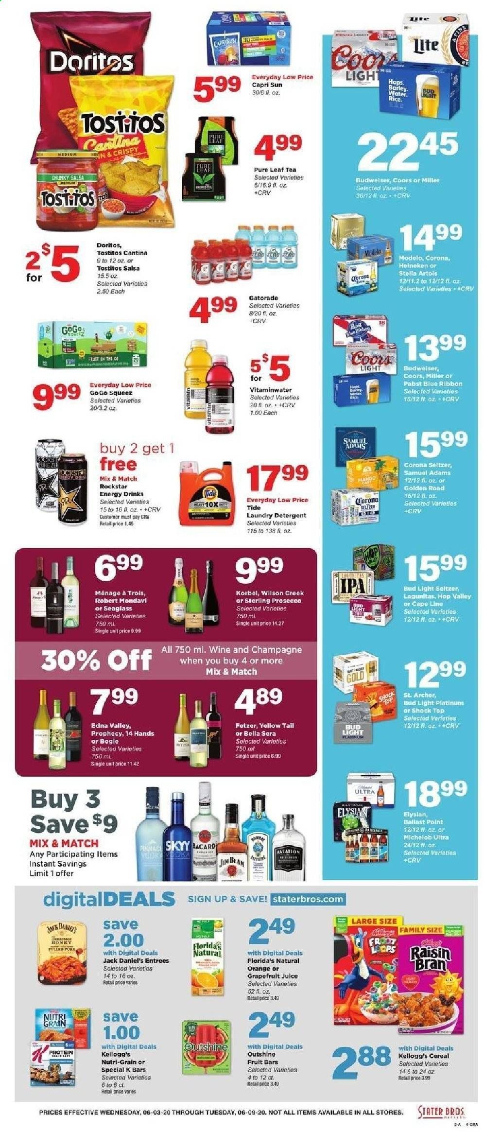 Stater Bros. Weekly Ad & Flyer June 3 to 9