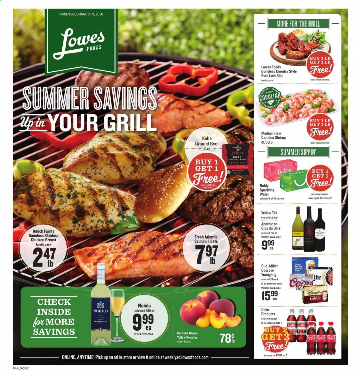 Lowes Foods Weekly Ad & Flyer June 3 to 9