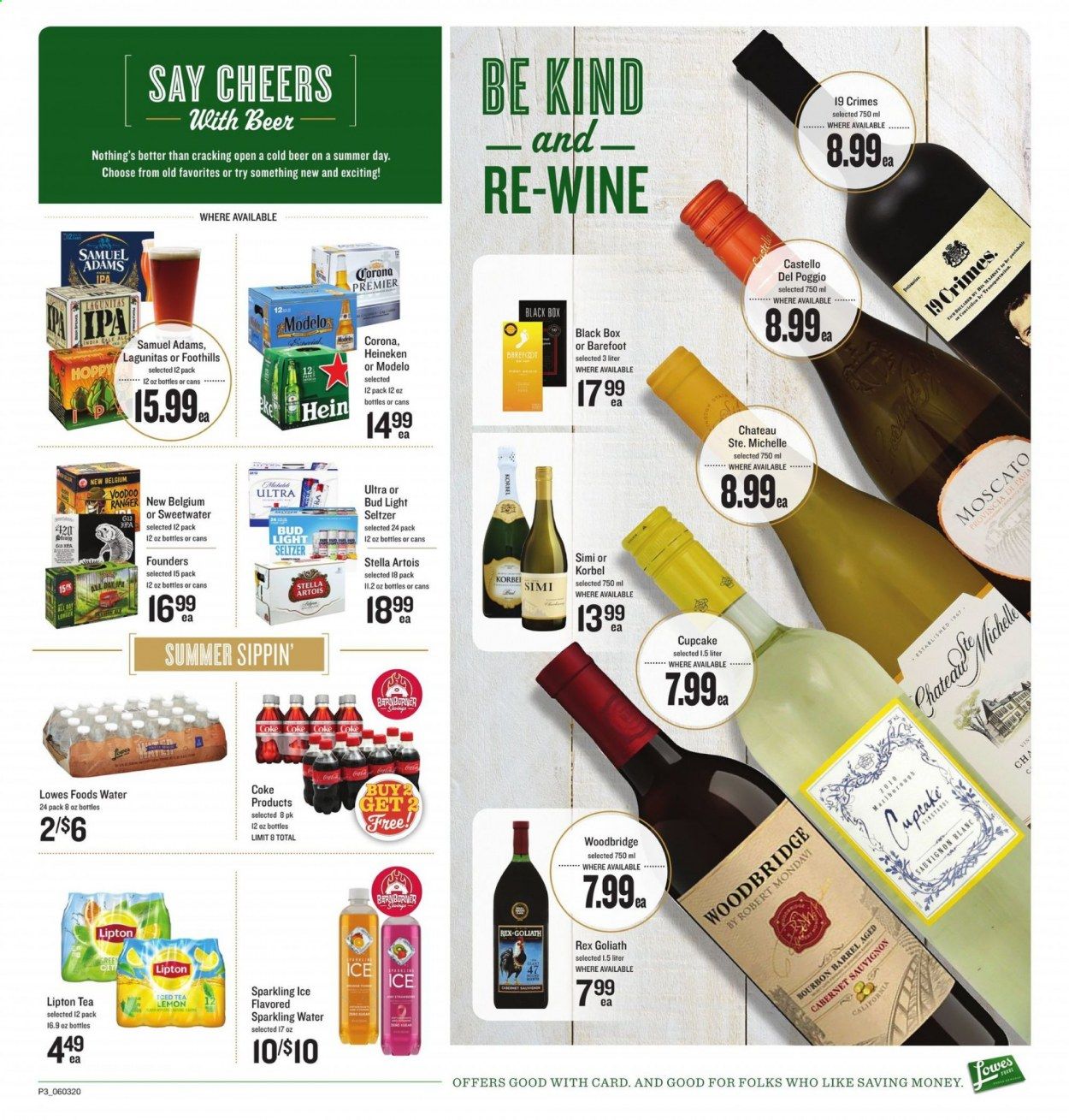 Lowes Foods Weekly Ad & Flyer June 3 to 9