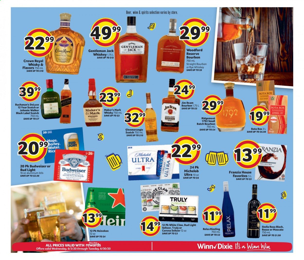Winn Dixie Weekly Ad & Flyer June 3 to 9