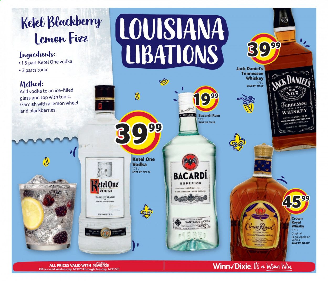 Winn Dixie Weekly Ad & Flyer June 3 to 9