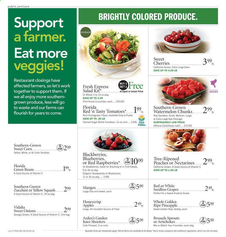 Publix Weekly Ad & Flyer June 4 to 10