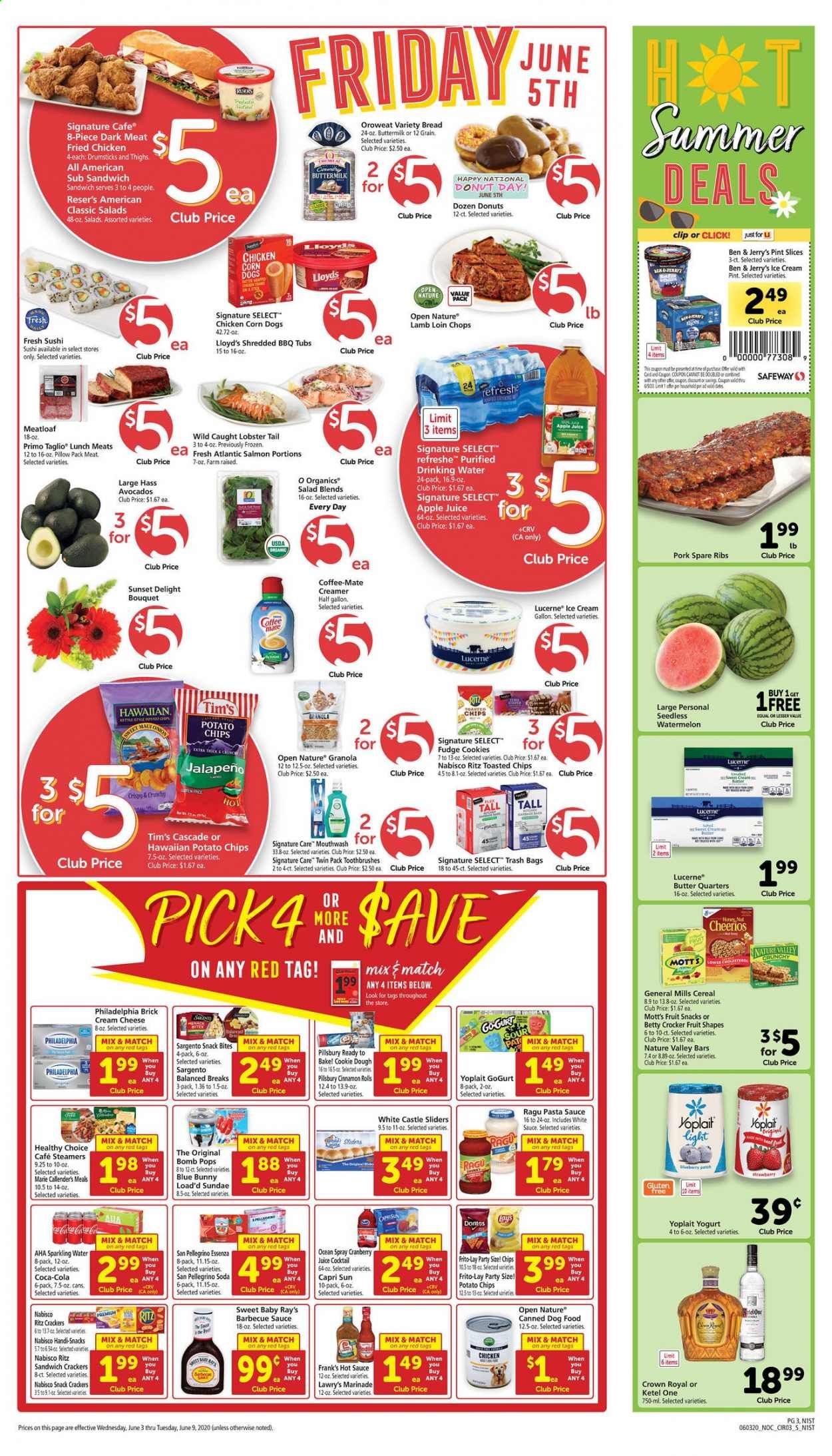 Safeway Weekly Ad & Flyer June 3 to 9