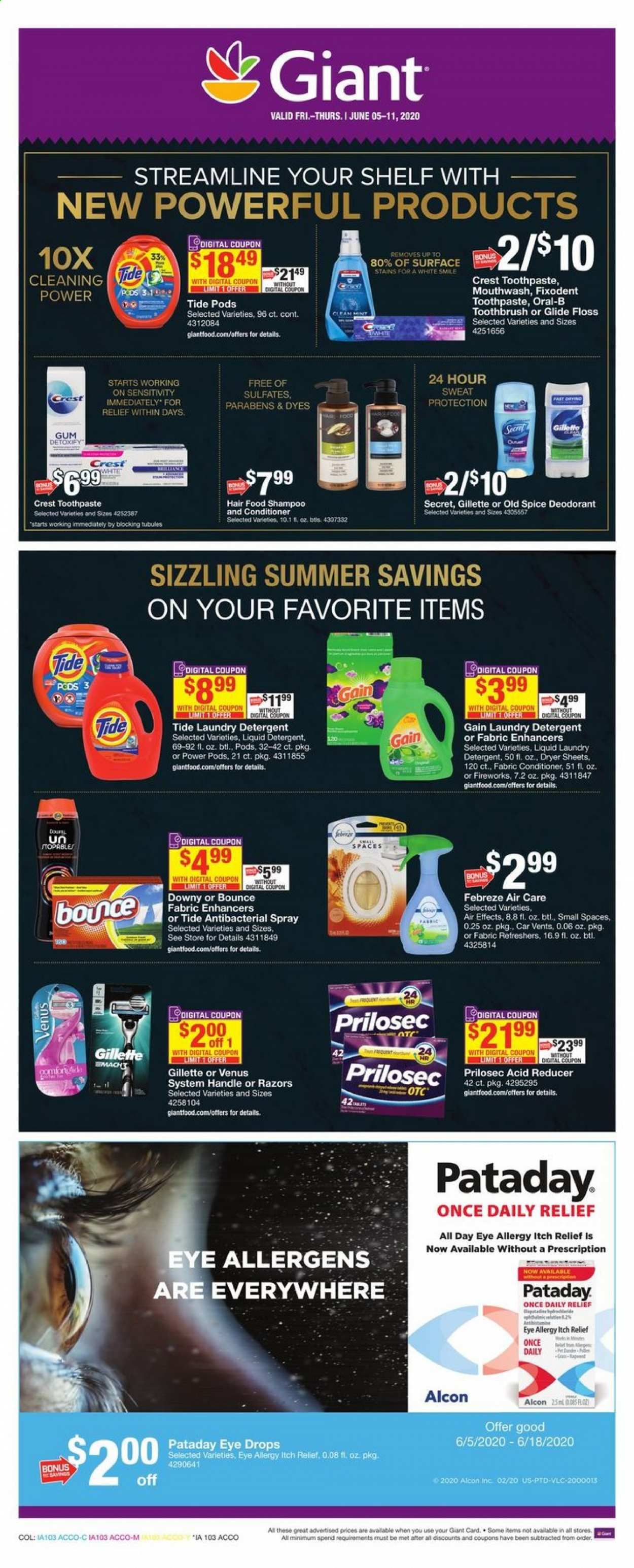 Giant Food Weekly Ad & Flyer June 5 to 11