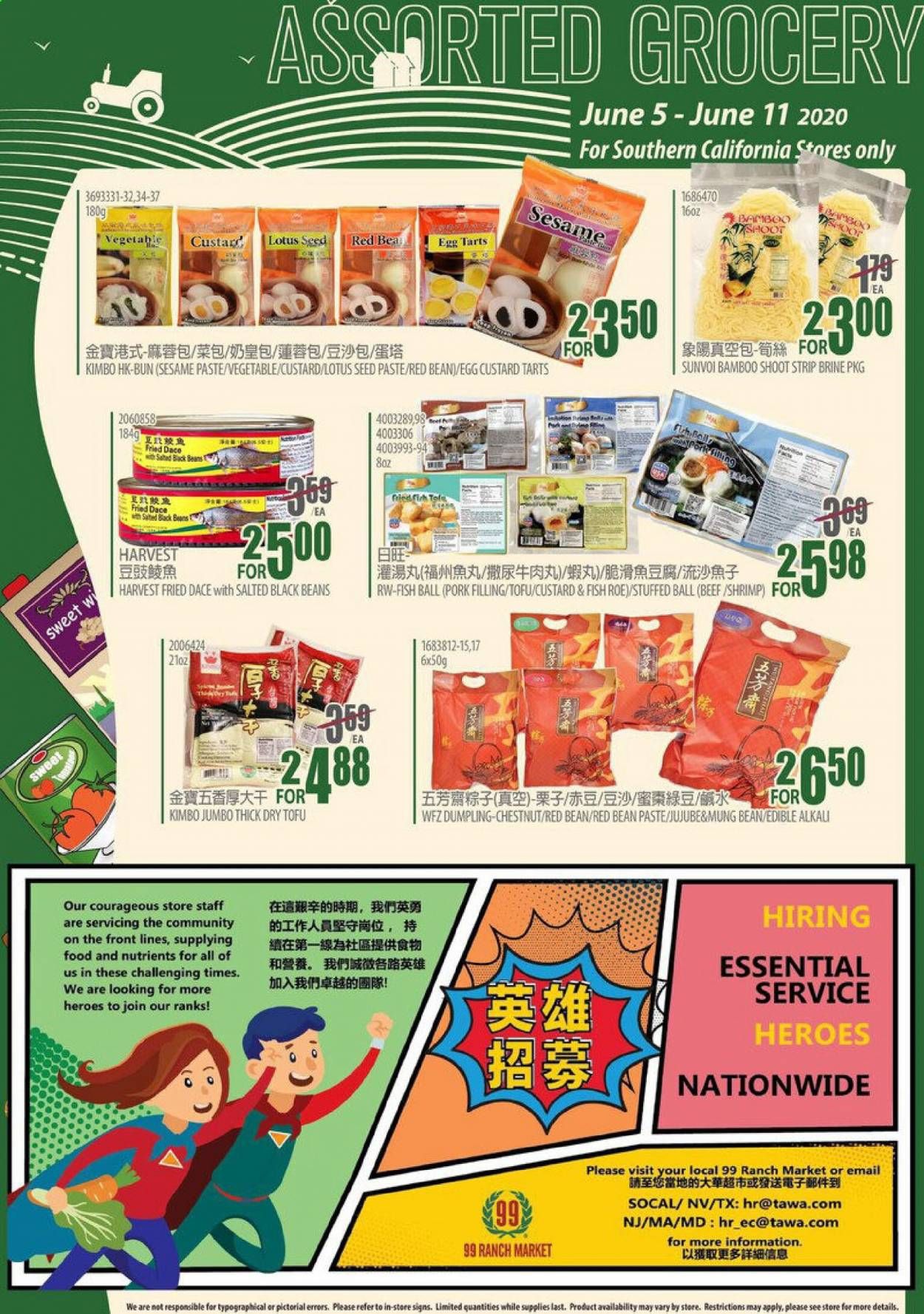 99 Ranch Market Weekly Ad & Flyer June 5 to 11