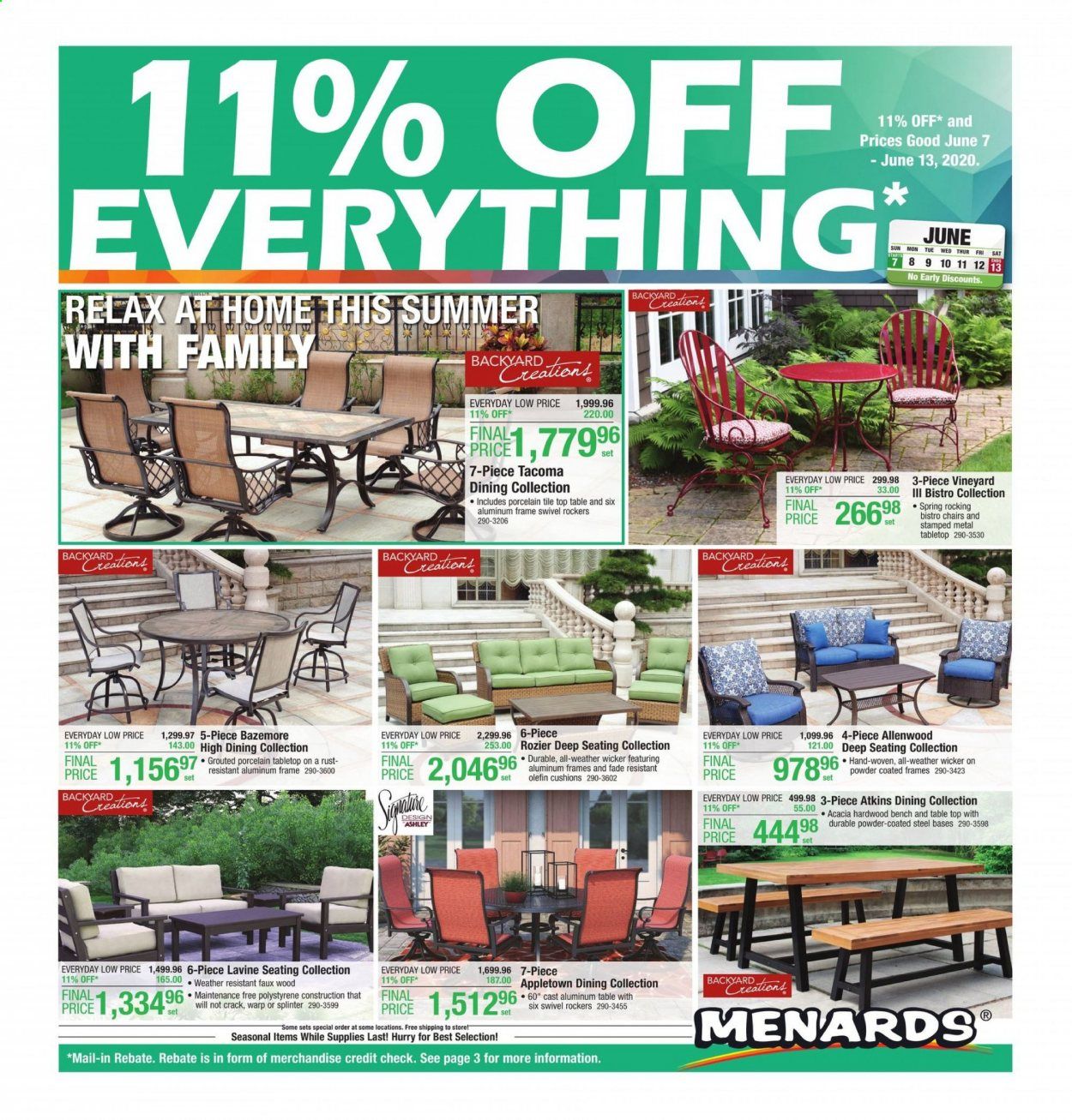 Menards Weekly Ad & Flyer June 7 to 13