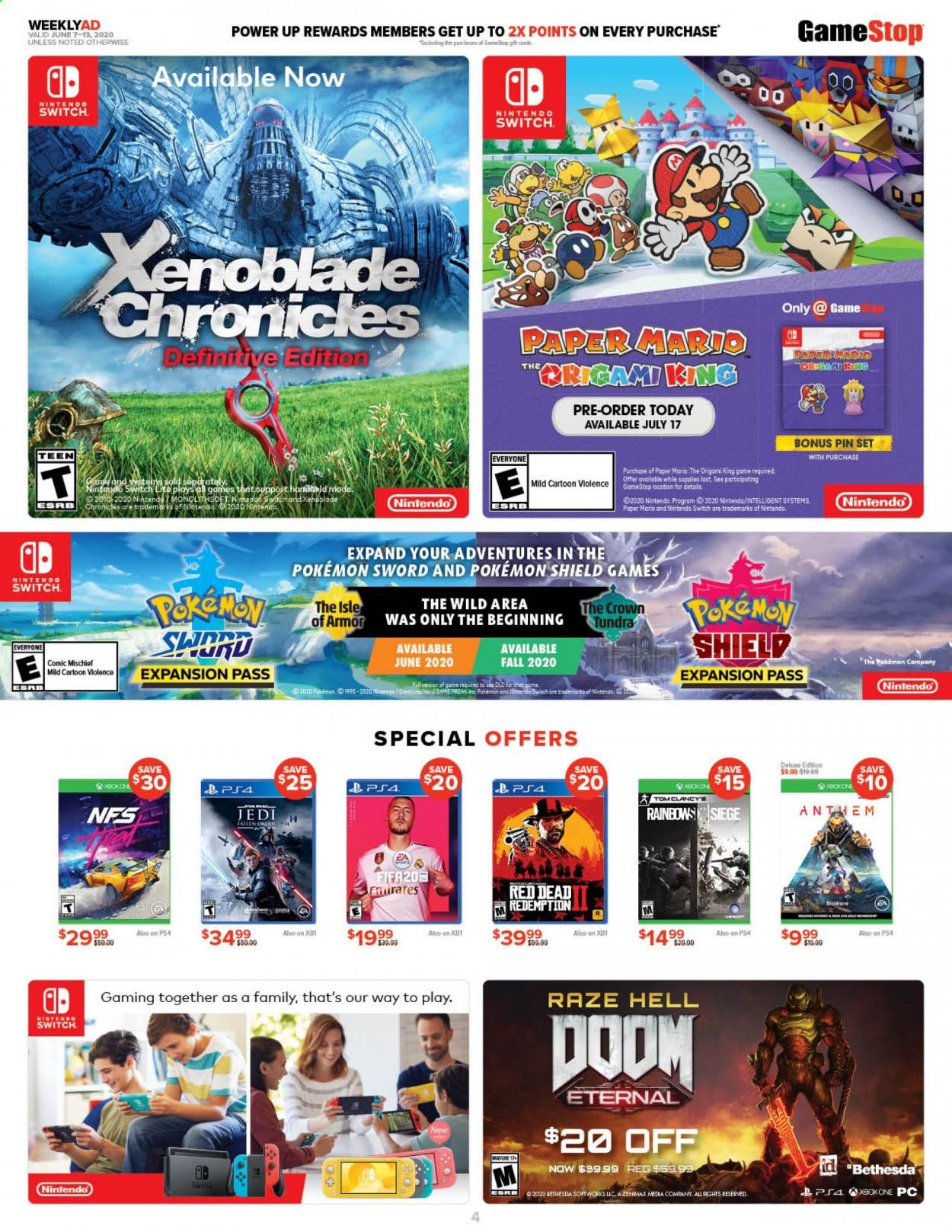 GameStop Weekly Ad & Flyer June 7 to 13