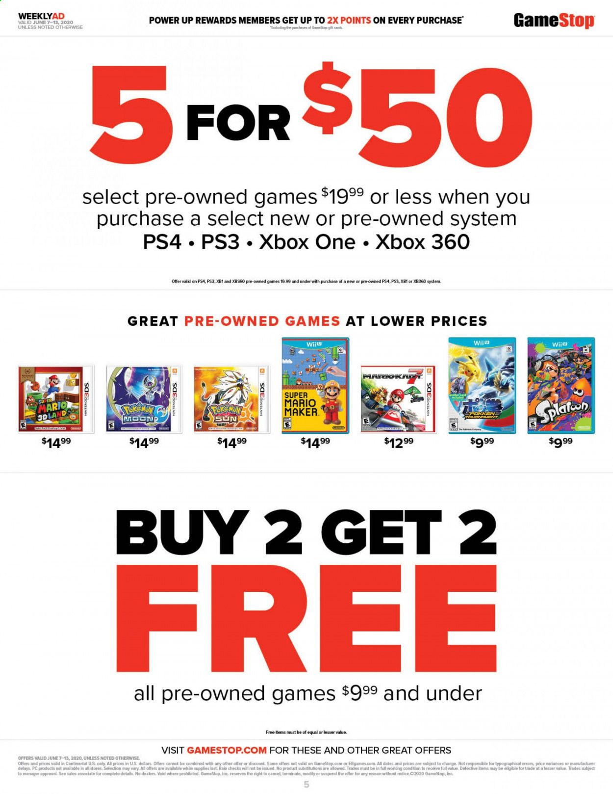 GameStop Weekly Ad & Flyer June 7 to 13