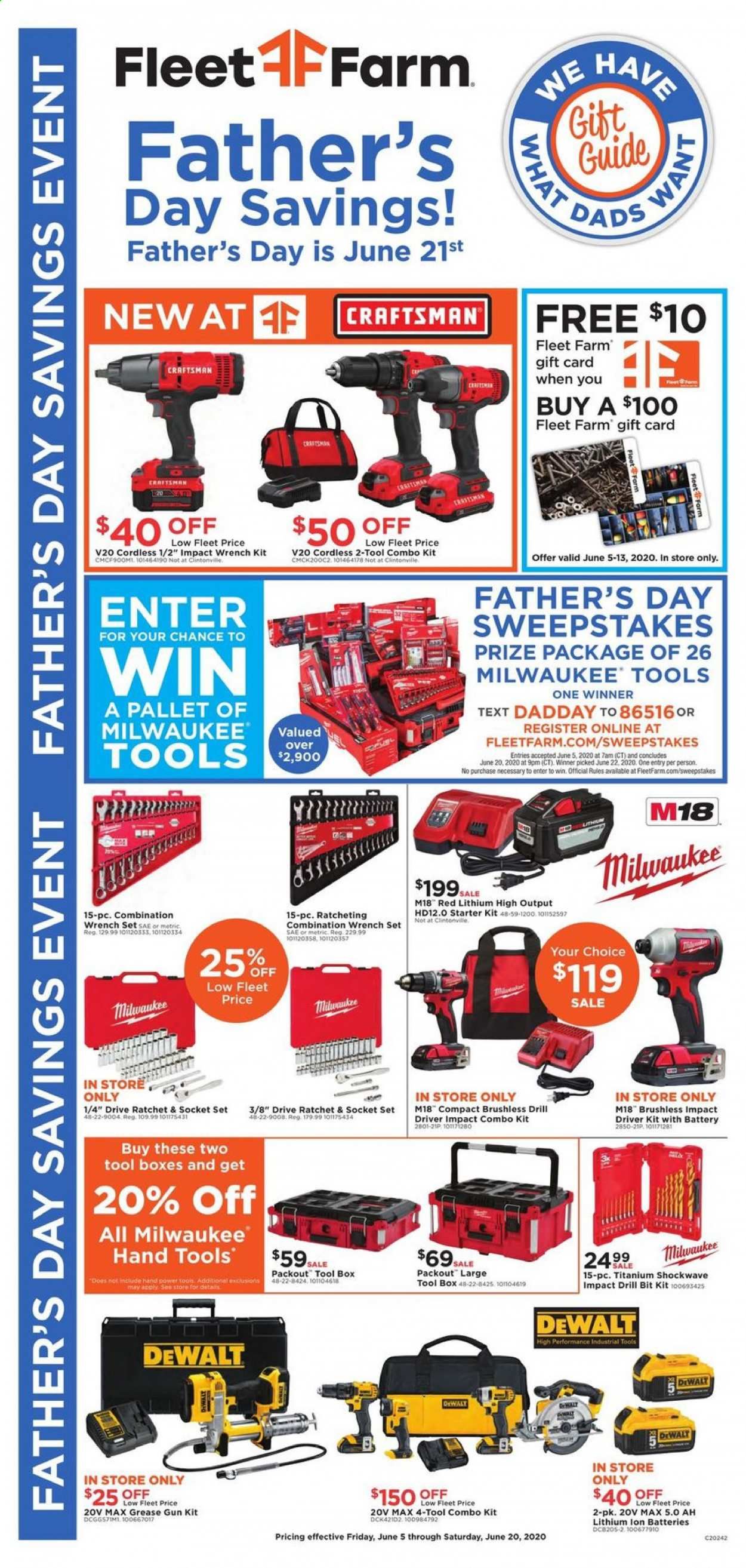 Fleet Farm Weekly Ad & Flyer June 5 to 20