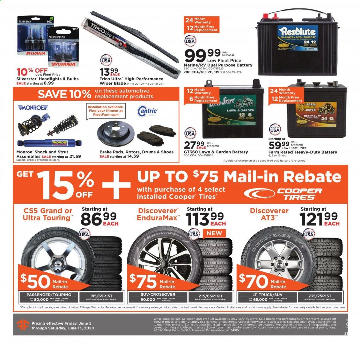 Fleet Farm Weekly Ad & Flyer June 5 to 13