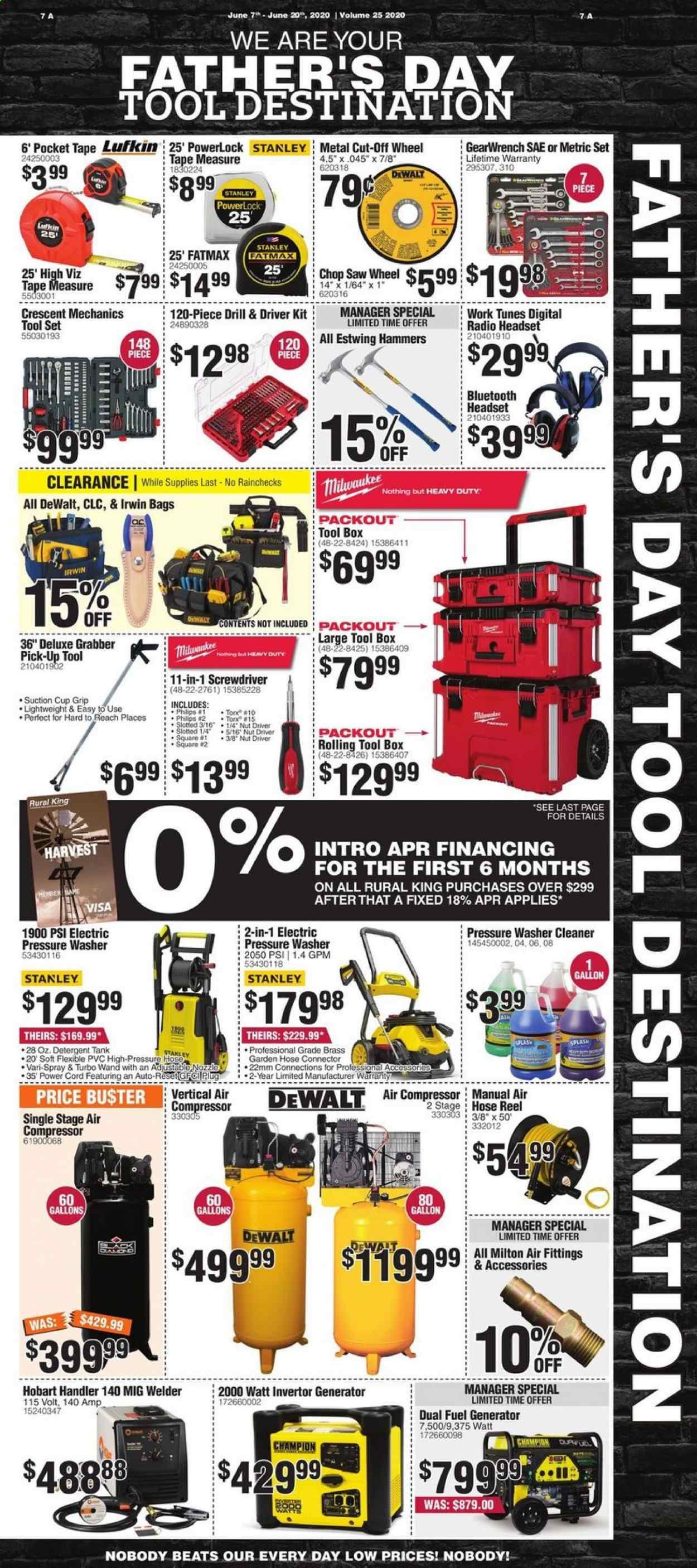 Rural King Weekly Ad & Flyer June 7 to 20