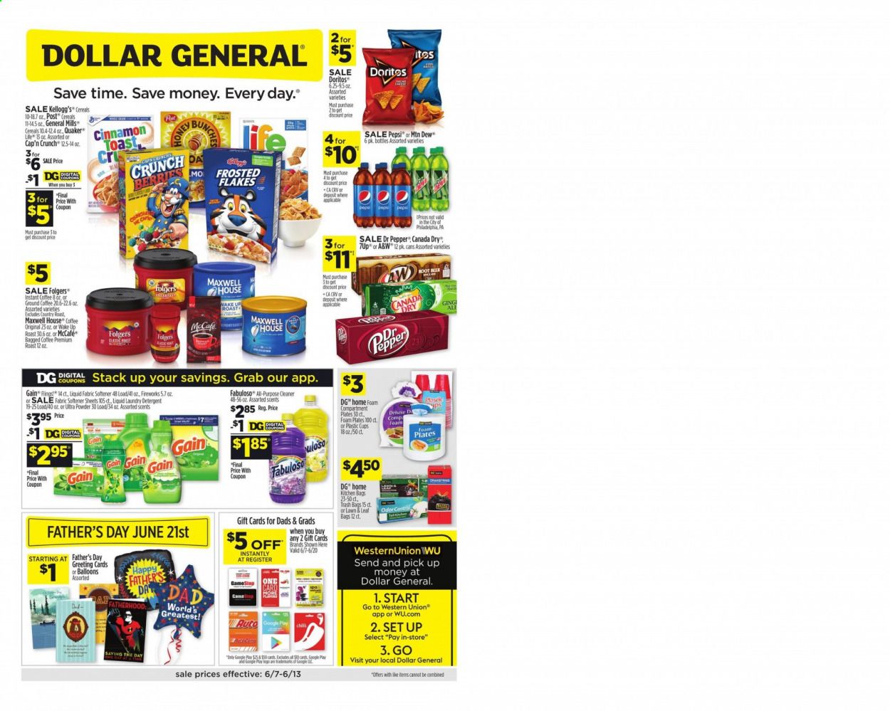 Dollar General Weekly Ad & Flyer June 7 to 13