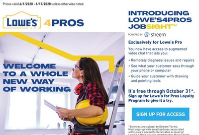 Lowe's Weekly Ad & Flyer June 1 to 17