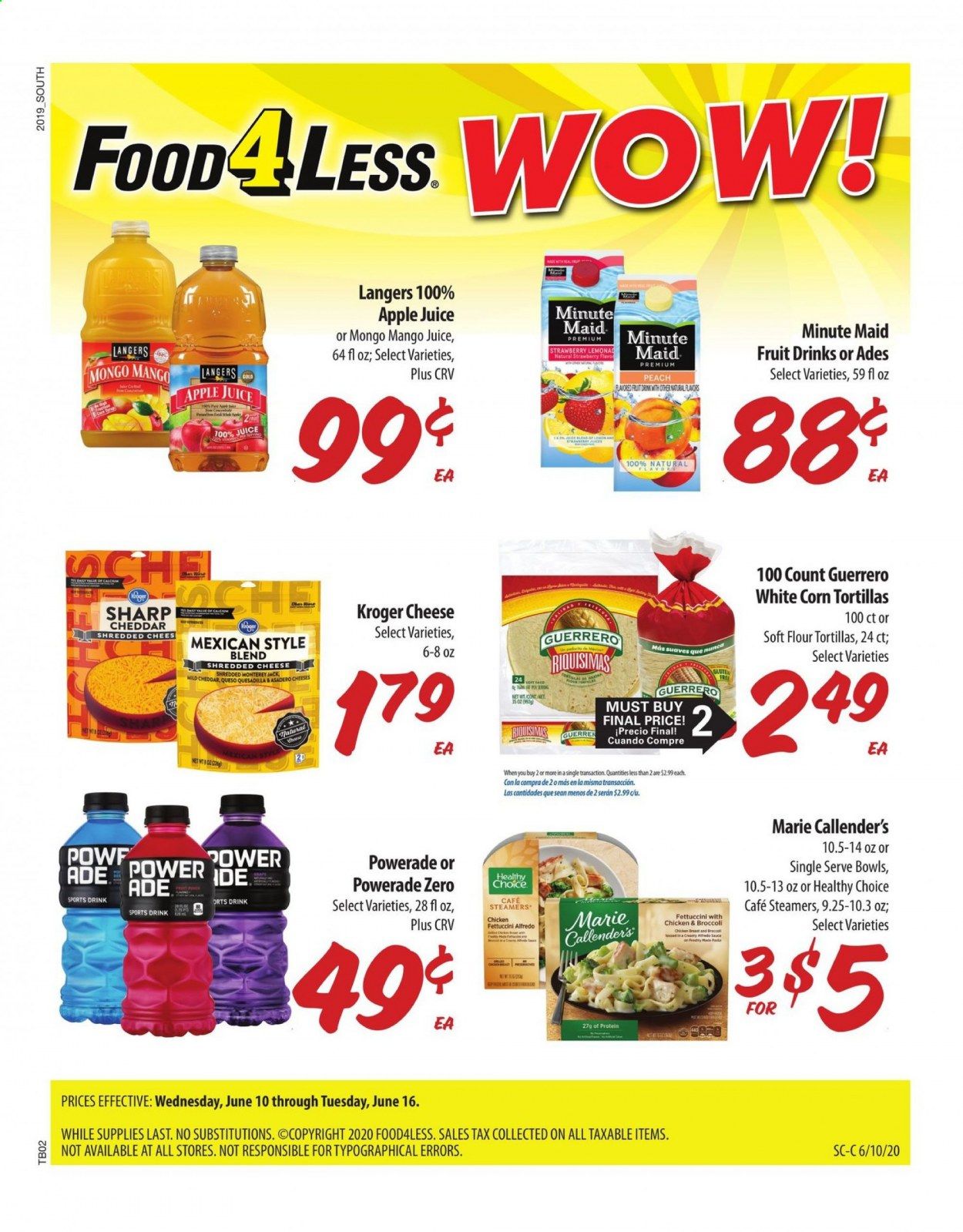 Food 4 Less Weekly Ad & Flyer June 10 to 16