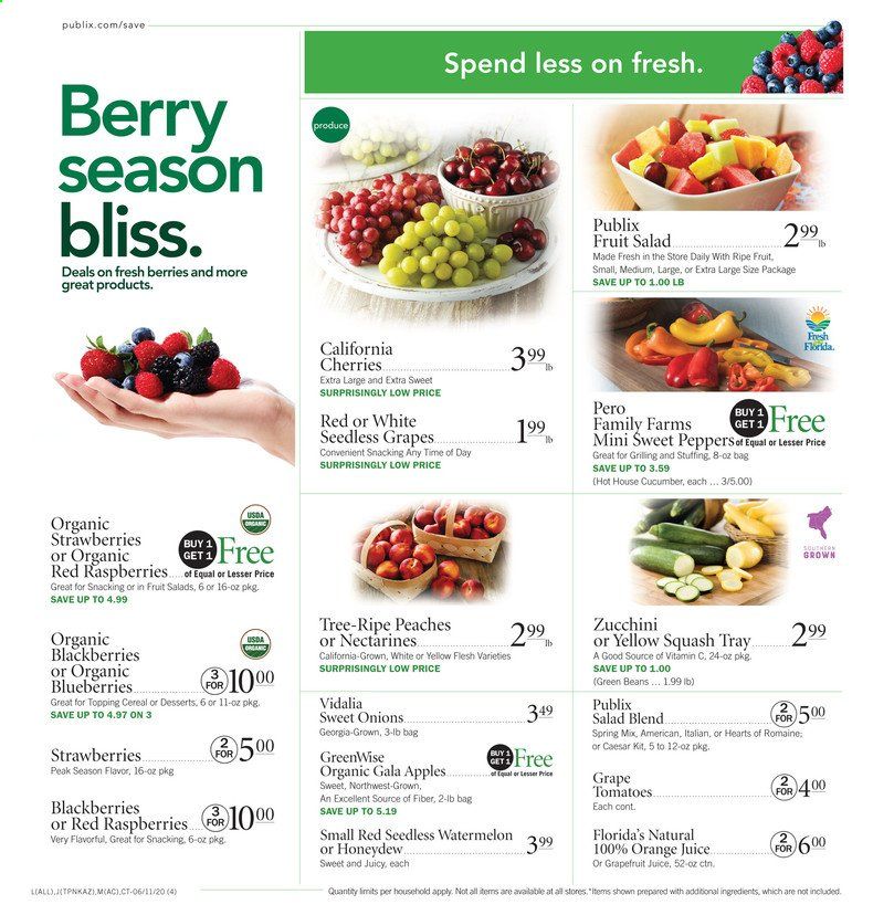 Publix Weekly Ad & Flyer June 11 to 17