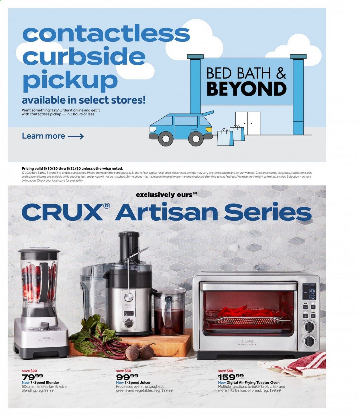 Bed Bath & Beyond Weekly Ad & Flyer June 10 to 21