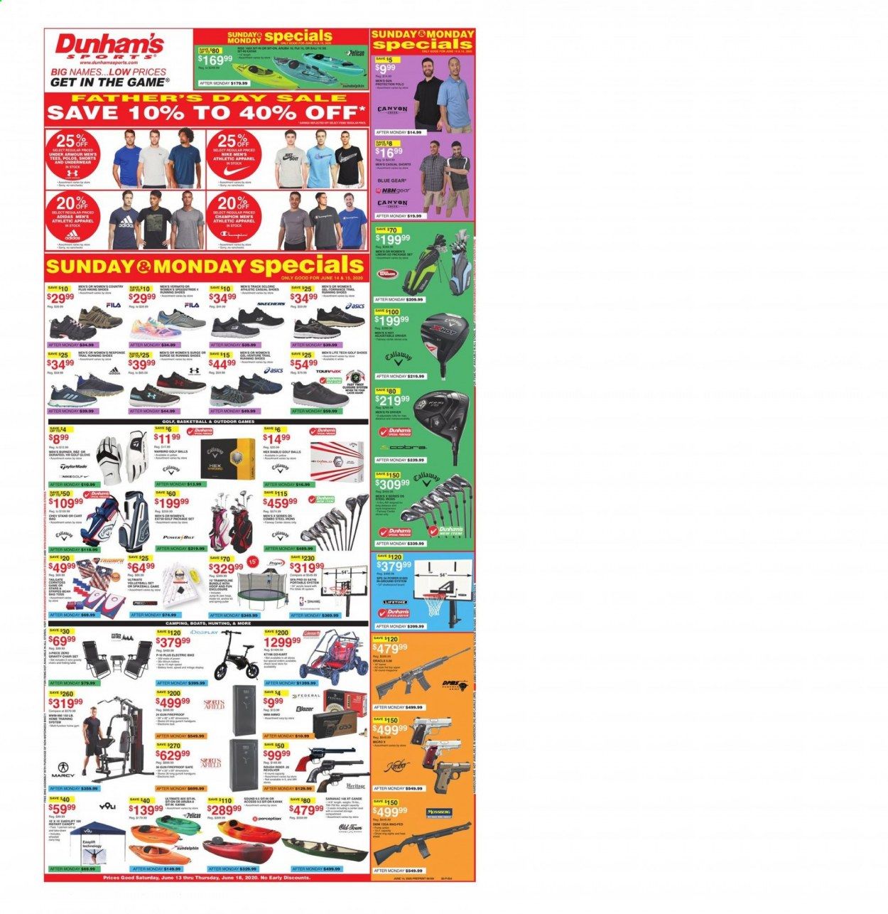 Dunham's Sports Weekly Ad & Flyer June 13 to 18
