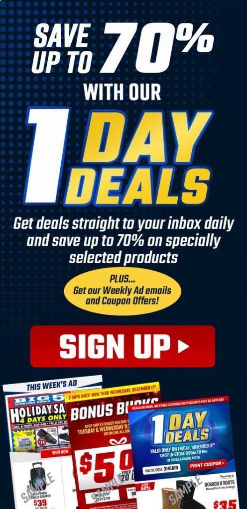 Big 5 Weekly Ad & Flyer June 7 to 21