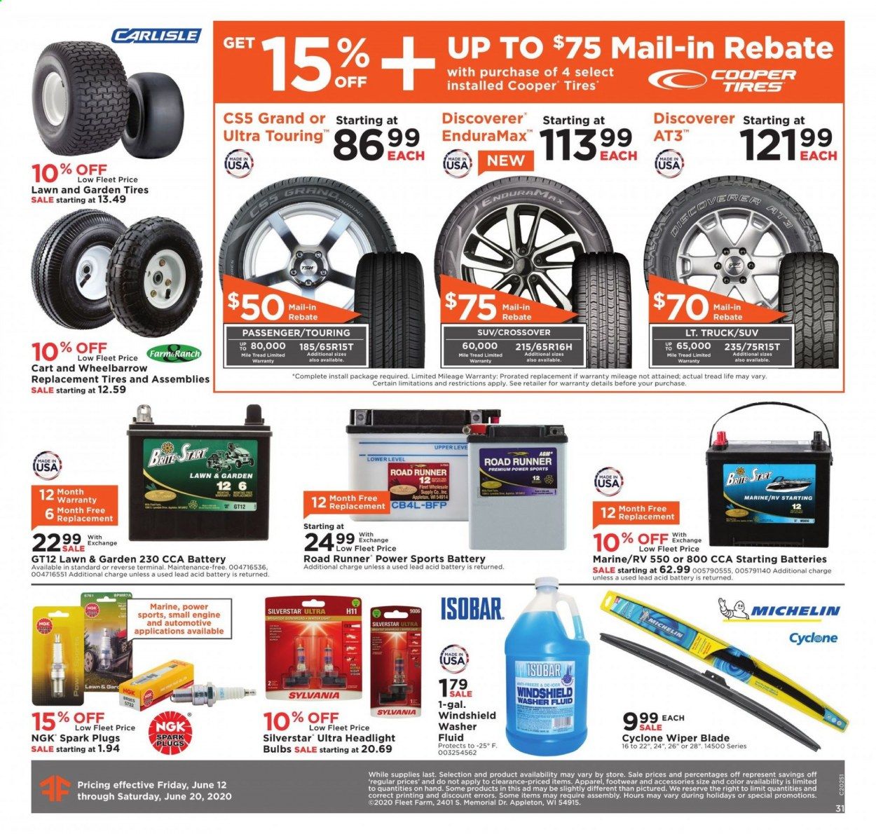 Fleet Farm Weekly Ad & Flyer June 12 to 20