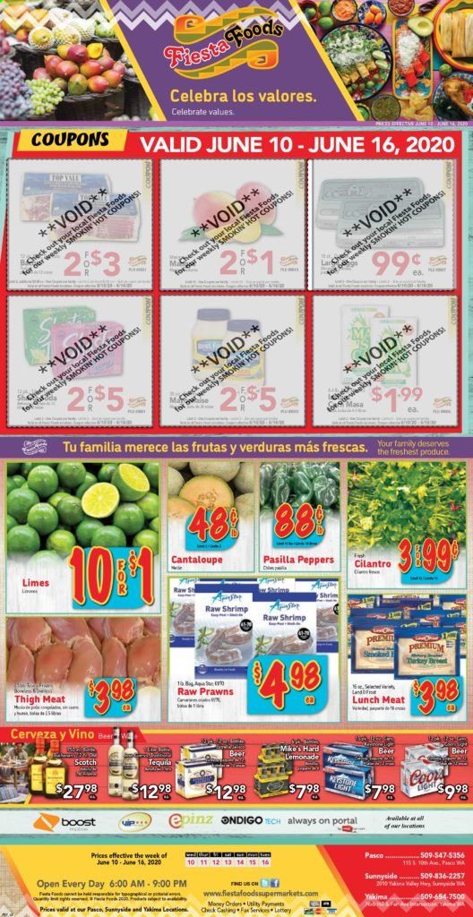 Fiesta Foods SuperMarkets Weekly Ad & Flyer June 10 to 16