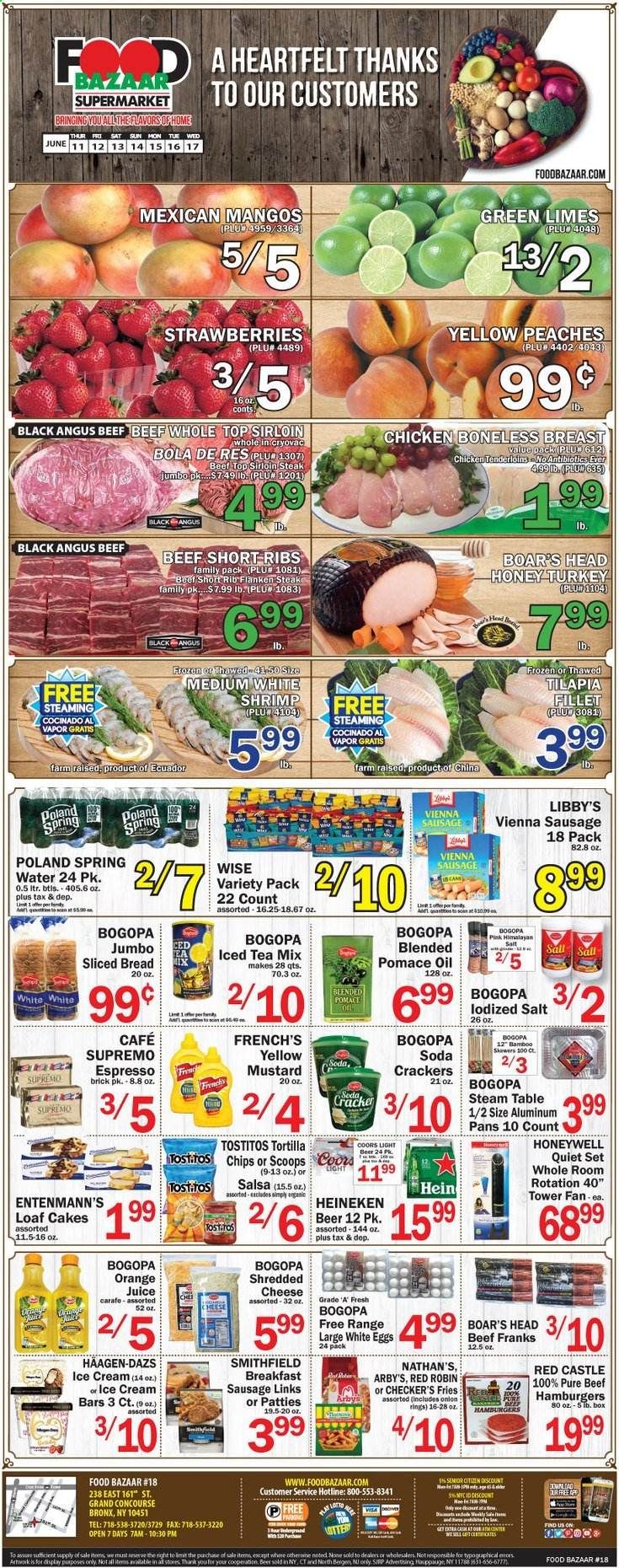 Food Bazaar Weekly Ad & Flyer June 11 to 17