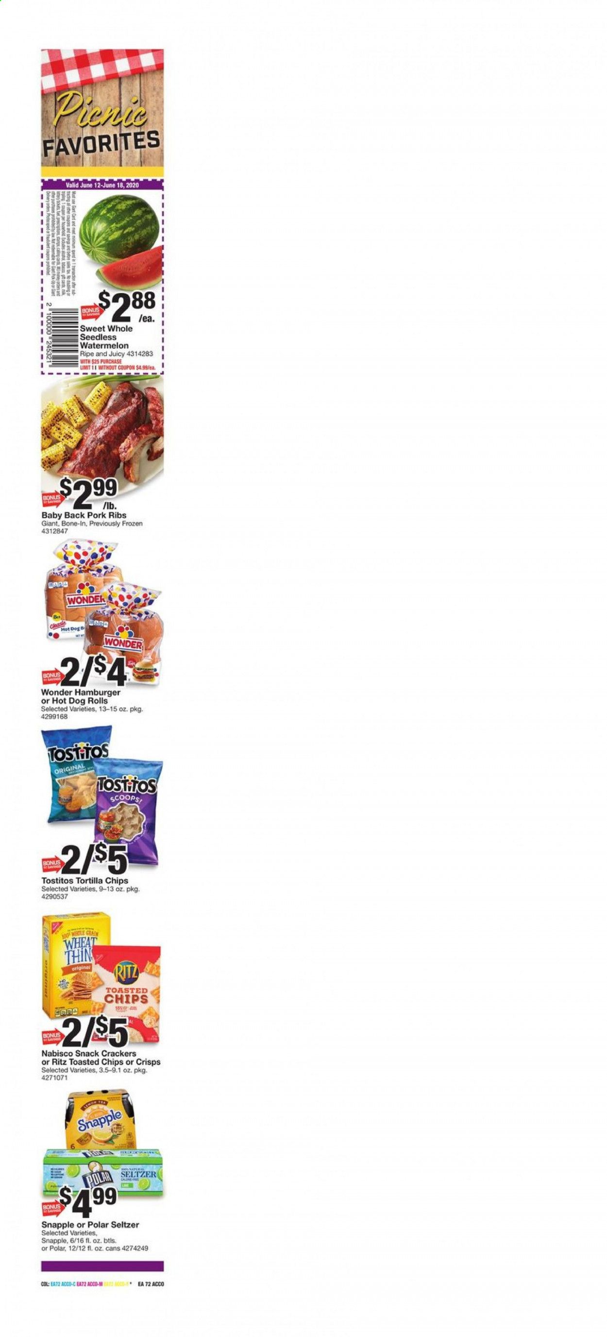 Giant Food Weekly Ad & Flyer June 12 to 18