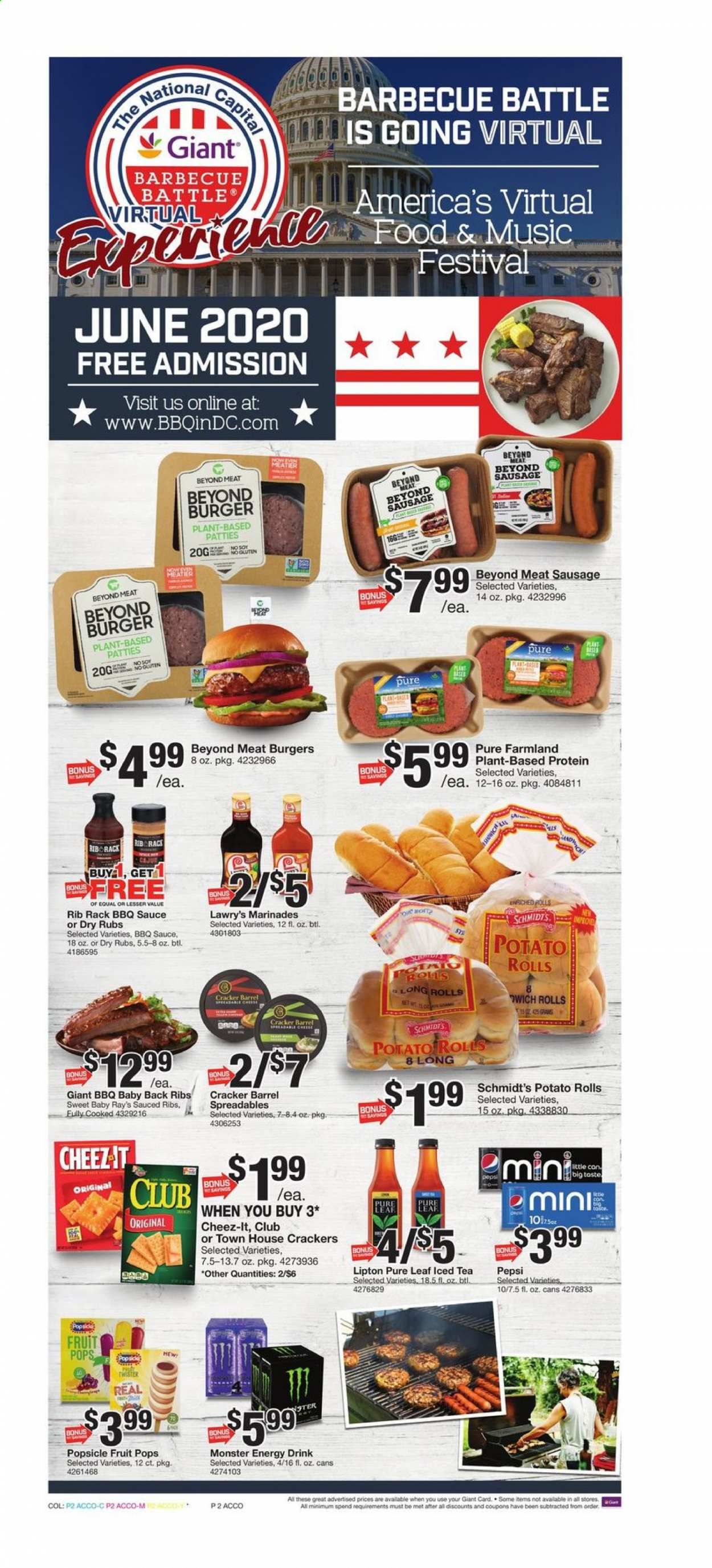 Giant Food Weekly Ad & Flyer June 12 to 18