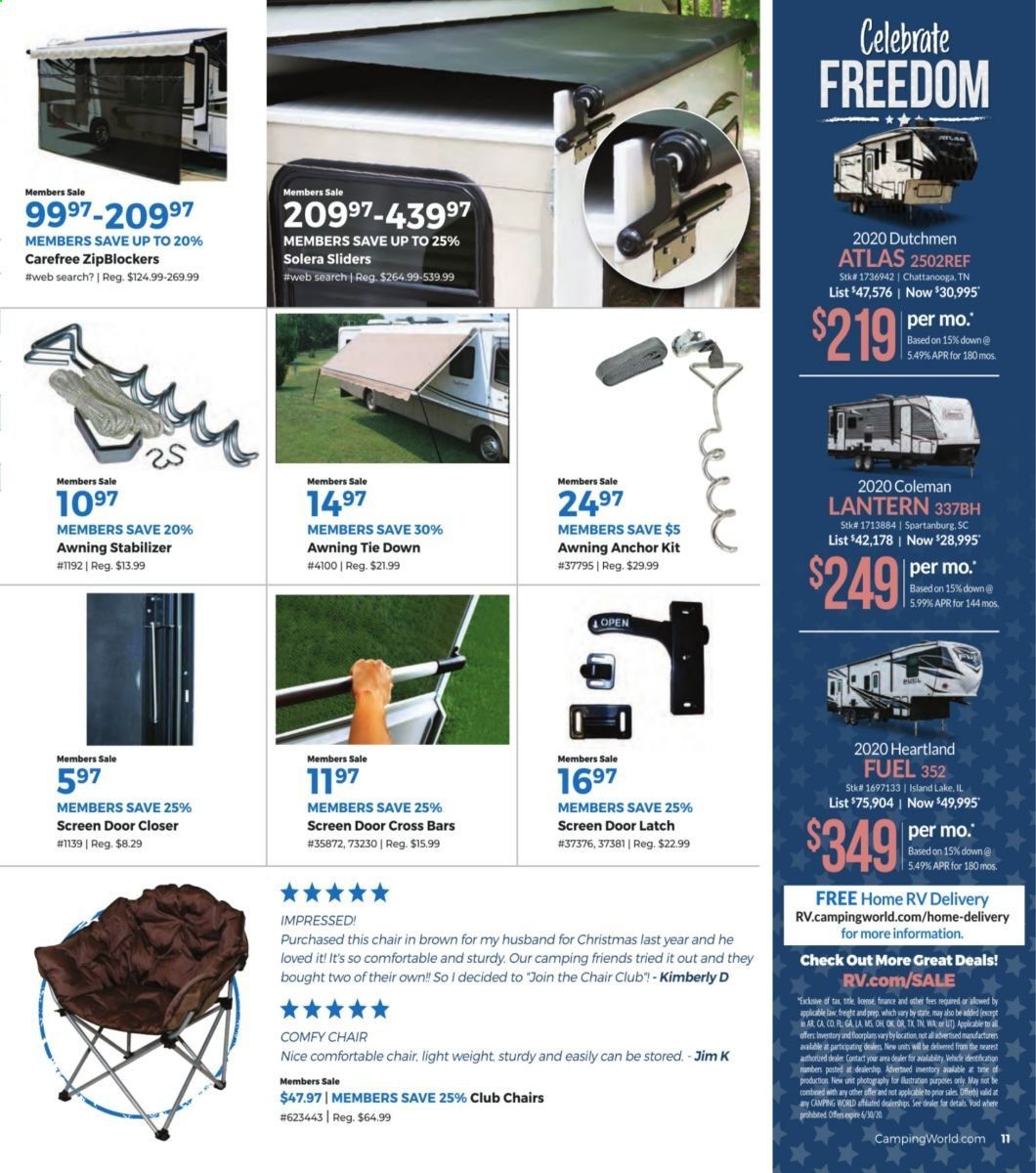 Camping World Weekly Ad & Flyer June 8 to July 5