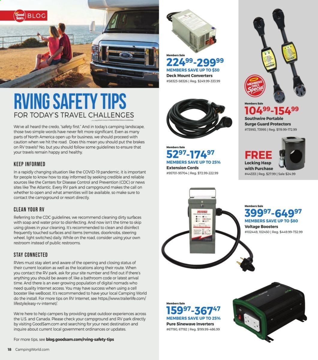 Camping World Weekly Ad & Flyer June 8 to July 5