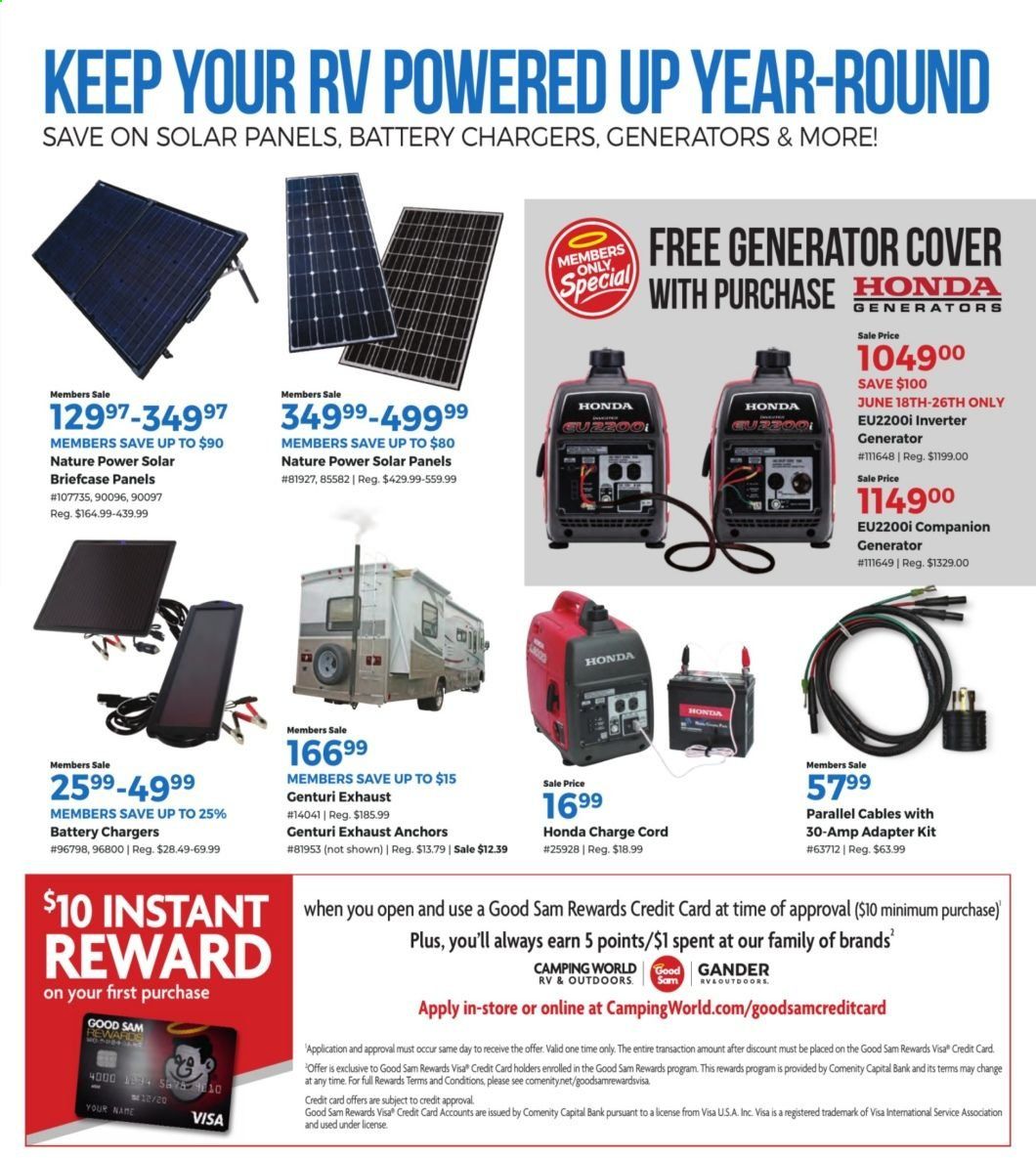 Camping World Weekly Ad & Flyer June 8 to July 5