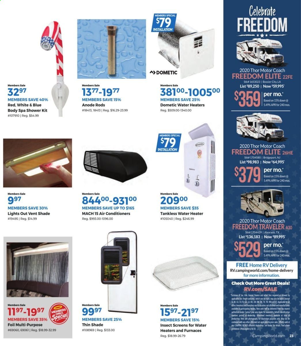 Camping World Weekly Ad & Flyer June 8 to July 5