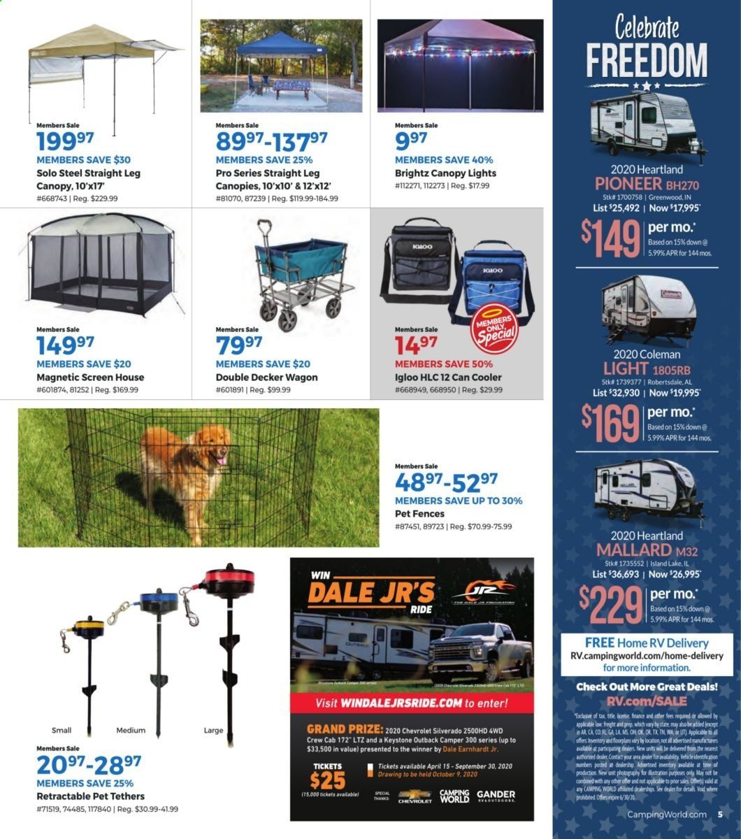 Camping World Weekly Ad & Flyer June 8 to July 5